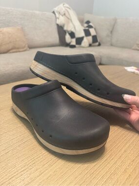 Dansko Black Kane Clog